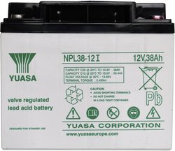 Akumulator ołowiowy Yuasa NPL38-12 YUANPL38/12, AGM, 12 V, 38 Ah
