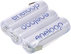 Pakiet akumulatorów AA, NiMH Panasonic eneloop Reihe F1x3, Ilość ogniw: 3, 3.6 V, 1900 mAh, Z-końcówka do lutowania