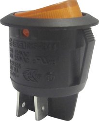 Przełącznik TRU COMPONENTS 1587657, 250 V/AC, 10 A, 2 x wył/wł, zatrzask, 1 szt.