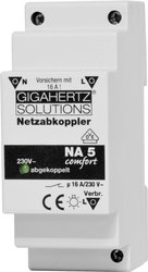 Odsprzęgacz sieciowy NA Comfort z VDE NA5 Gigahertz Solutions 210-161 Tętnienie szczątkowe 8 mV N/A