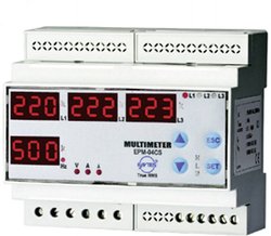 ENTES EPM-04C-DIN Napięcie, prąd, częstotliwość, godzin pracy, łączna ilość godzin