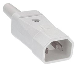 Złącze męskie IEC Bachmann 915.271, styki: 2, 250 V, 10 A, 1 szt.