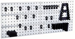 Tablica na narzędzia z otworami raaco  109642 (S x W x G) 1040 x 440 x 11 mm 1 szt.