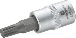 Nasadka trzpieniowa 5 mm TOOLCRAFT M5 816074 Wielowypust (XZN) 1 szt.