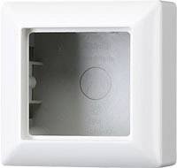 Jung AS581AWW Czapka natynkowa 1-krotnie alpejska biel Obudowa natynkowa Jung AS581AWW śnieżnobiały