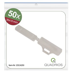 Uchwyt na etykietę Quadrios 23CA250 23CA250, montaż: opaska kablowa, 9.5 x 30 mm, 50 szt.