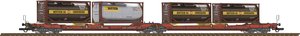 Wagon kontenerowy Roco 77389 Wagon przegubowy dwukieszeniowy H0 T3000e ÖBB / RCW ÖBB / RCW