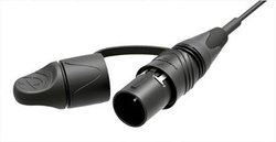 Kabel światłowodowy Neutrik NKO2M-L-0-10-BK, złącze męskie LC, z wolnym końcem, 10.00 m