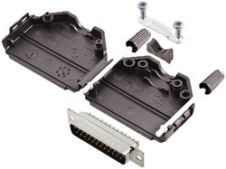 Zestaw listew męskich D-Sub TRU COMPONENTS TCDPPK25BKDMPK 7708600, rzędy: 2, styki: 25, 180 °, 1 szt.