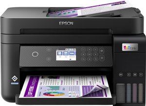 Epson EcoTank ET-3850 Drukarka wielofunkcyjna A4 drukowanie, skanowanie, kopiowanie ADF, USB, WLAN, system zbiorników z tuszem, Duplex, LAN,czarny