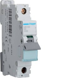 Wyłącznik nadmiarowo-prądowy, 1-biegunowy 25kA 6A charakterystyka B. Wyłącznik automatyczny Hager MB199 MB199, 1 styk, 230 V, 400 V, 6 A