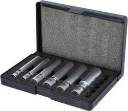 1/4&quot, + 3/8&quot, specjalny zestaw nasadek do świec żarowych i zapłonowych z przegubem, 11-cz KS Tools 500.7325