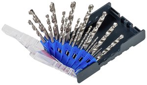 Zestaw wierteł do metalu kwb PowerBox – zestaw wierteł, 19 sztuk, stal HSS Zestaw wierteł krętych do metalu kwb 109119 19 szt.