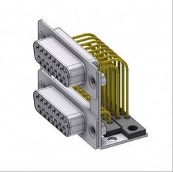 Złącze męskie podwójne D-Sub Deltron Connectors DPB 15SN70/15SN70, rzędy: 2, styki: 15, 180 °, 1 szt.