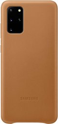 Samsung Leather Cover Cover Samsung Galaxy S20+ brązowy Odporny na wstrząsy