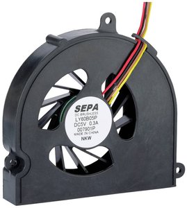 Wentylator promieniowy SEPA LY60B05PSE42A, 5 V, 11.1 m³/h