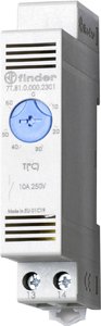 Termostat do ogrzewania szafy rozdzielczej Finder 7T.81.0.000.2301 250 V/AC 1 NO (D x S x W) 88.8 x 17.5 x 47.8 mm