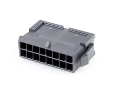 Obudowa złącza pin żeńskiego na kabel Molex MOL Power & Signal Sol. 430201600, piny: 16, 1 szt.