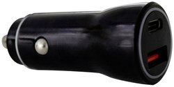 Podwójne złącze ładowania samochodowego USB-C 2.1A IWH 019053 Obciążalność prądu maks.: 2.1 A 12 V, 24 V