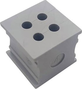 Przepust kablowy TRU COMPONENTS KT 4/4 TC-10329296, (D x S) 21 mm x 21 mm, elastomer, 1 szt.