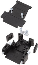 Obudowa złącza D-SUB encitech D3PK25-P-SJS-K 1260-0101-03, tworzywo sztuczne, 1 szt.