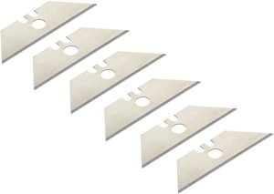 Zestaw 5 ostrzy trapezowych 60 mm z otworem TOOLCRAFT TO-4983444 1 szt.