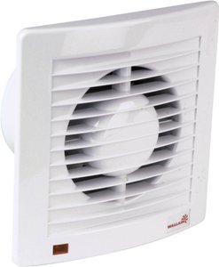 Wentylator ścienno-sufitowy, Wallair W-Style 100 20110600,11 W, 95 m3/h, 160 x 160 mm