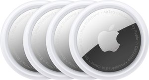 Apple AirTag biało-srebrny, zestaw 4 sztuk