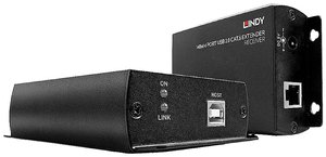 Ekstender USB USB-B LINDY 42710, przez kabel sieciowy RJ45, 140 m