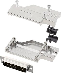 Zestaw listew męskich D-Sub encitech DCMR-FK-25-DMP-K 6355-0065-23, rzędy: 2, styki: 25, 90 °, 1 zest.