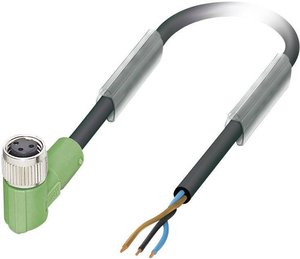 Kabel czujników/elementów wykonawczych  Phoenix Contact SAC-3P- 1,5-PUR/M 8FR 1669738 Ilość styków: 3 1 szt.