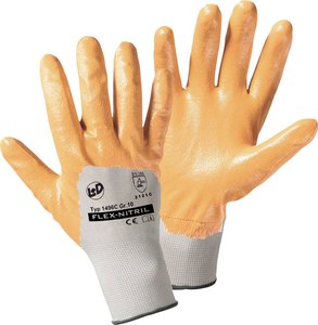 L+D Flex-Nitril 1496C-12 Polyester Rękawice robocze Rozmiar rękawic: 12, XXL EN 388   CAT II 1 par(a)