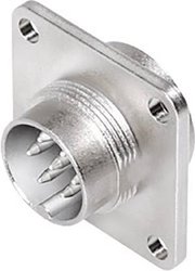 M16 7-pinowa wtyczka kołnierzowa  Natężenie znamionowe=5 A  binder 09 0127 370 07 Zawartość: 1 szt.