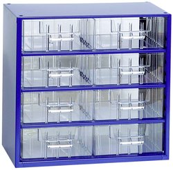 Regał warsztatowy MARS Svratka 6164, Ilość przegród: 8, (S x W x G) 306 x 282 x 155 mm