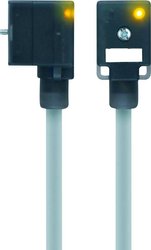 Złącze zaworowe konstrukcja BI czarny VBI21-24.3-5/P01 Ilość styków:2+PE Escha Zawartość: 1 szt.