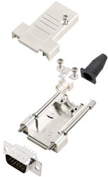 Zestaw listew męskich D-Sub encitech DTSL09-T-JSRG+HDP15-K 6355-0041-01, rzędy: 3, styki: 15, 180 °, 1 zest.