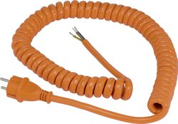 Spiralny kabel połączeniowy 1 - 5 metrów pomarańczowy kabel AS Schwabe 70430, 5 m, pomarańczowy