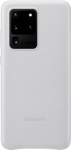 Samsung Leather Cover Cover Samsung Galaxy S20 Ultra 5G szary Odporny na wstrząsy