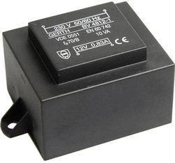 Transformator do PCB, z kołnierzem EI 48/16,8  Gerth PT486002F 230 V N/A N/A 10 VA