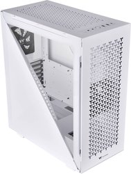 Thermaltake Divider 500 TG Air Snow Midi Tower Obudowa do komputera biały z 2 wentylatorami, z okienkiem, z filtrem przeciwkurzowym