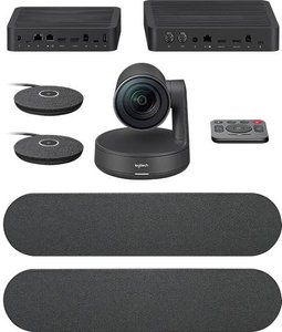 Logitech Rally Plus Ultra-HD Modułowy system wideokonferencyjny 4K 3840 x 2160 Pixel stopka