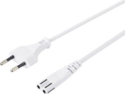 Kabel sieciowy Basetech BT-2300325, 1.50 m, biały