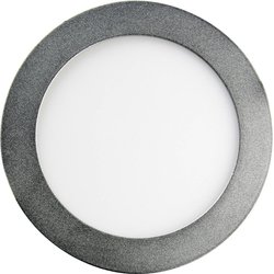 Panel LED HEITRONIC 500159 LYON 168mm, 12w, z funkcją przyciemniania, okrągły, srebrny Panel LED do wbudowania Heitronic LYON 500159 13 W