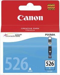 Tusz Canon CLI-526C, 4541B001, oryginalny, cyjan