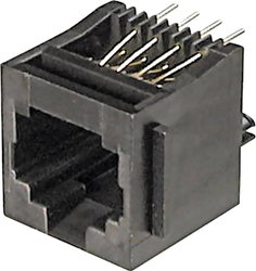 Moduł złącza żeńskiego TRU COMPONENTS TC-A-20141-203 1586528, RJ12, piny:6P6C, 1 szt.