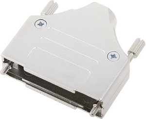 Obudowa złącza D-SUB encitech MHDM25-K 6560-0136-03, metal, 180 °, 1 szt.