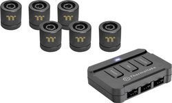 Moduł sterujący chłodzenia wodnego Thermaltake Pacific RGB G1/4 PETG Tube 16mm OD 12mm ID (6 Pack Fittings)