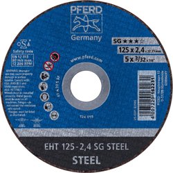 Tarcza tnąca prosta PFERD SG STEEL 61321222 125 mm 25 szt.