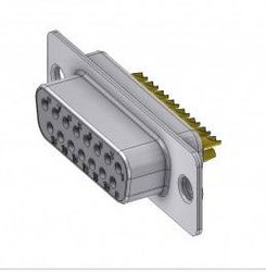 Złącze żeńskie D-Sub Deltron Connectors DTS15SZ/2, rzędy: 2, styki: 15, 180 °, 1 szt.