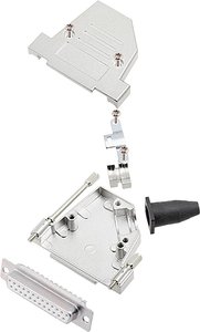 Zestaw listew żeńskich D-Sub encitech DTSL37-LJSRG-S-DMS-W-K 6355-8042-34, rzędy: 2, styki: 37, 45 °, 1 szt.